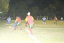 Action between the Rasta Patriarchs and Georgetown Football Club at Thirst Park  on Saturday. (Aubrey Crawford photo)