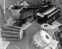 This collection of classical Indian musical instruments was displayed by the Dharmic Naujawan.