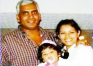 The late John Alli and his wife and daughter. 