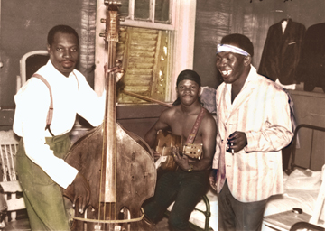 Lord Kitchener, Lord Superior, Lord Melody, Georgetown, British Guiana 1962.  Courtesy Calypso Dreams. 