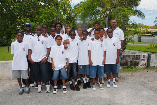 The Trinidad and Tobago schoolboys team.