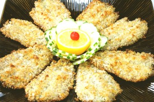 Panko-crusted Flying Fish (Photo by Cynthia Nelson)