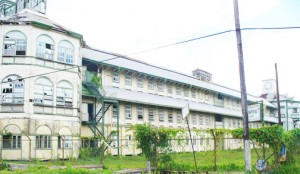 A section of the old hospital