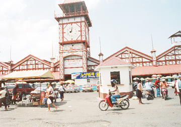 Stabroek Market before the bus park