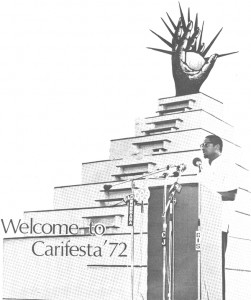 Forbes Burnham opening Carifesta ’72 in Georgetown