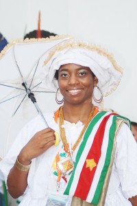 A pretty Suriname celebrant