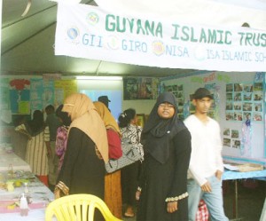  The booth by the Guyana Islamic Trust