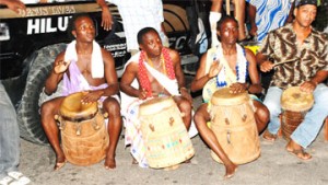 This  drummer from St.Kitts and Nevis was a crowd favourite. 