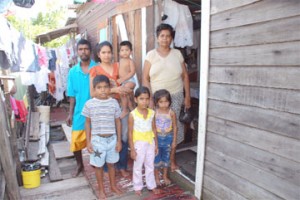 Gangadai Lalloo, her husband Surajpaul Sahadeo and their extended family.