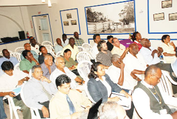 Part of the audience at yesterday’s meeting 