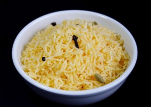 Buttered Rice  with Whole Spices (Photo by Cynthia Nelson) 