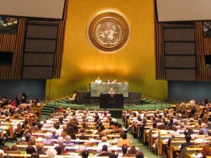 UN General Assembly in sesson