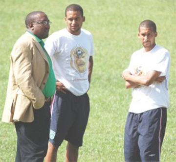 Technical Director Jamaal Shabazz and the Newton brothers.    