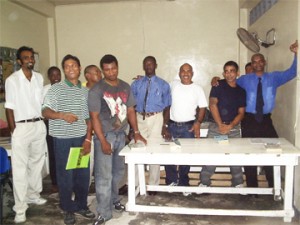 Some of the recovering addicts in the Salvation Army Drug Rehabilitation programme