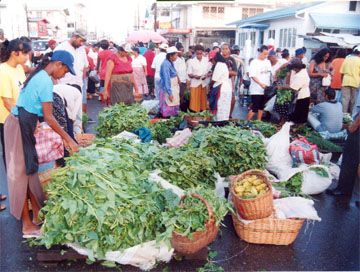 Bourda market: Traders targetting overseas markets are seeking cheaper local fruits and vevetables