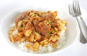 Stewed Pork with Lima Beans (Photo by Cynthia Nelson)