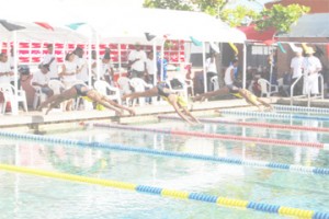 PLUNGING OFF! The Guyana Amateur Swimming Association’s programme of activities will plunge off this weekend.        