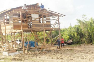 Joseph Ramkilawan’s new home under construction at Westminster