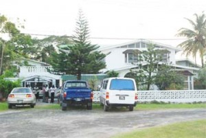 George Codogan’s D’Urban Backlands house in which he was discovered dead yesterday afternoon. 