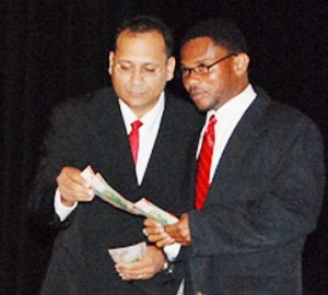 Ajay Baksh and Clement Stanford in a scene from Link Show 25 