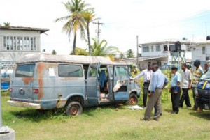 The van in which the body was found