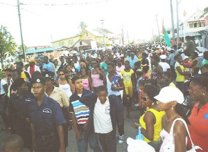 Berbicians turned out in large numbers