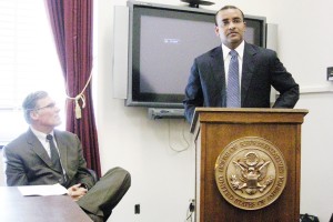 Congressman Jay Inslee and President Bharrat Jagdeo