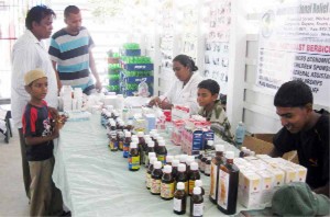  Persons being treated at the medical outreach as part of Islam Awareness Week