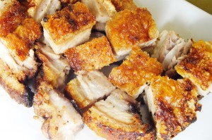 Siew Yuk (Chinese crispy roast pork) (Photo by Cynthia Nelson)