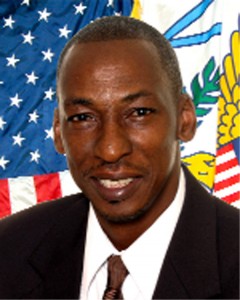 Senator Usie Richards, President of the Caribbean Basketball Confe-eration (CBC). 
