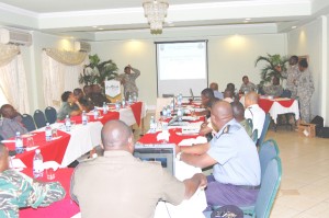 One of the training sessions in progress. (Photo courtesy of the GDF)
