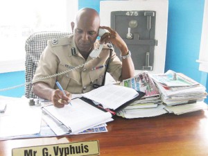 Commander of ‘B’ Division, George Vyphuis