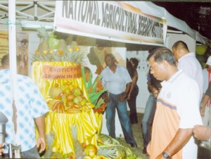 An exhibition staged by the National Agricultural Research Institute in 2007