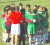 The Lady Jags team undergoing a pep talk prior to the start of the match. (Photo courtesy Colin Baker).    