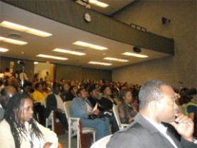A section of the audience at the Caricom Diaspora Forum meeting in Toronto. (Photo by Gerald Paul)
