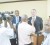 Barbadian Prime Minister David Thompson speaking to the media yesterday.