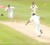 DRAGGED ON! Australia captain Ricky Ponting innings of 150 came to and end when he dragged a delivery from Monty Panesar onto his stumps. (BBC photo)   
