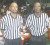 Newly appointed FIBA referees Lugard Mohan (left) and Aubrey Younge