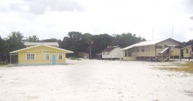 The central part of the village of Isseneru.To the right of the picture stands the community health centre while the Isseneru Primary/Nursery school is at left.     