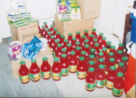 Food  safety menance: This batch of expired imported beverages was seized from a Georgetown store some time ago.