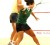 Guyana’s Nicolette Fernandes about to unleash a forearm shot against Karen Meakins of Barbados during the finals of the 2009 Caribbean squash championship where she went on to win 12-10, 11-7 and 11-4. (Photo compliments of tournament website)  
