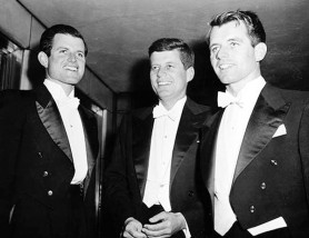 (From left) Ted, Jack and Bobby Kennedy