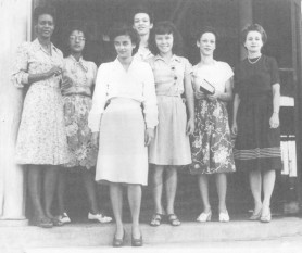 Library staff of the Georgetown Public Free Library, 1947 