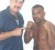 Fight Ready! Mauricio Pastrana (right) and his manager/trainer Nelson Lopez.  