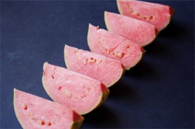 Sliced Guava Pulp (Photo by Cynthia Nelson)