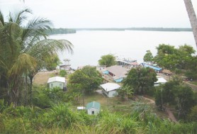 One of the peaceful views of Orealla from the top of a hill.