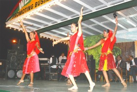 Students of the Apex School of Dance performing an upbeat piece at the opening ceremony of GuyExpo 2009 last night. 