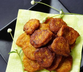 Bajan Pumpkin Fritters - practise needed  (Photo by: Cynthia Nelson) 