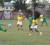 Part of the action between Guyana and Suriname yesterday at the MSC ground in Linden