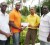 Managing Director of Waaldijk Dressed Wood and Scrap Metal Ltd and CLIMAR Marvin Waaldijk (third from left) hands over the cheque to Kevin Barron as promoters Derick Wilson and Winston Zar Caesar look on.